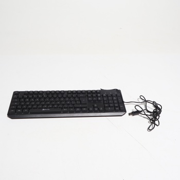 Káblová klávesnica KLIM k582 USB BK Sp