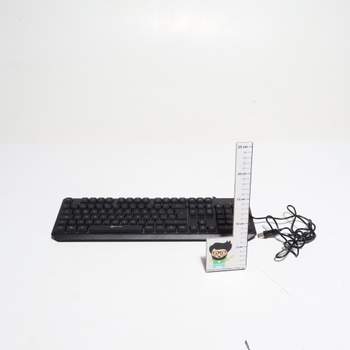 Káblová klávesnica KLIM k582 USB BK Sp