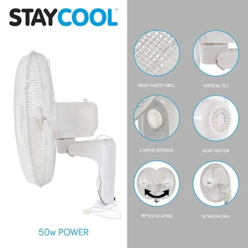 Nástenný ventilátor Lloydon 40 cm