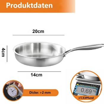 Panvica DELARLOCHEF nerez, 20 cm