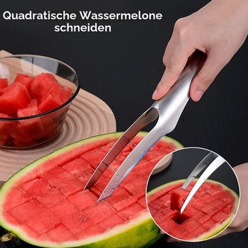 Krájač melónu z nerezovej ocele, krájač melónu, nôž na melón, multifunkčný nôž na ovocie, nôž na