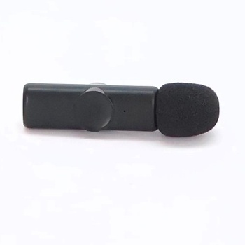 Bezdrátový klopový mikrofon CZOCPOS, sada 2 ks, mini mikrofon pro iPhone, iPad a telefony s
