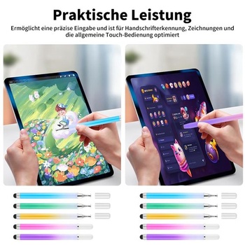Sada 10 dotykových stylusů, vysoce přesné stylusy pro tablety