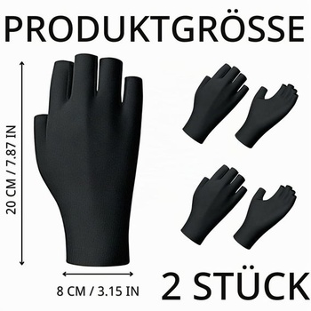 2 páry dámskych UV rukavíc LUFFLOK
