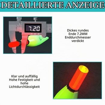 DAZZTIME Rybárske plaváky, 3dielna LED sada rybárskych plavákov, Rybárčenie na plaváku, Rybárske