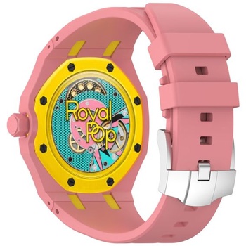 Řemínek na hodinky kompatibilní se Swatch Royal Pop, integrovaný popruh s ochranným pouzdrem,