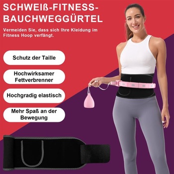 Múdra fitness obruč s pasovým pásom pre dospelých a začiatočníkov – tichá hula hoop na chudnutie, sa