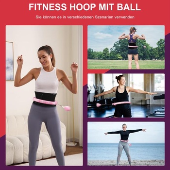 Múdra fitness obruč s pasovým pásom pre dospelých a začiatočníkov – tichá hula hoop na chudnutie, sa