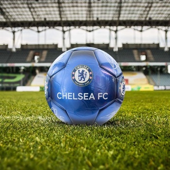Hy-Pro oficiálne licencovaná futbalová lopta Classic Signature, metalická, veľkosť 5, tréningová,