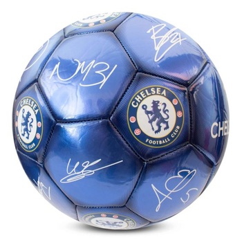 Hy-Pro oficiálne licencovaná futbalová lopta Classic Signature, metalická, veľkosť 5, tréningová,