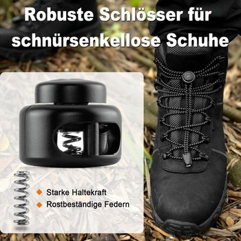 RJ-Sport elastické šnúrky s rýchloupínaním - systém rýchleho šnurovania pre jedinečné pohodlie a