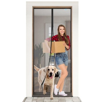 Sieť proti hmyzu na dvere 100x210 cm, magnetická sieť proti hmyzu na balkónové dvere, ochrana proti
