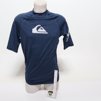 Quiksilver All Time - Rashguard s krátkým rukávem - tmavě modrý sako L