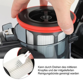 Filter LANMU 3 s čistiacou kefkou, súprava filtrov kompatibilná s vysávačmi Bosch Unlimited Gen2 Series
