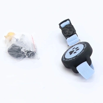 Modrý obojok pre mačku - 10 cm