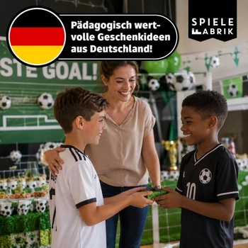 Spielefabrik Football MAU MAU | Karetní fotbalová hra pro chlapce od 6 let | Klasický Mau Mau s