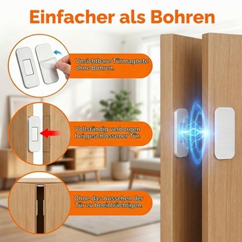 Magnety na dvířka skříněk, 6 kusů. Dveřní magnety na nábytek, magnetické úchyty, silné, ultratenké.
