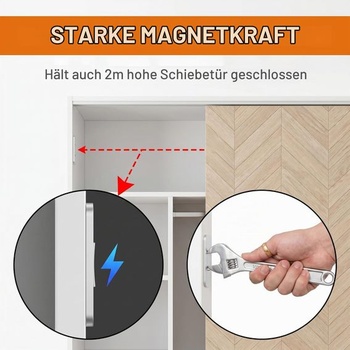 Magnety na dvířka skříněk, 6 kusů. Dveřní magnety na nábytek, magnetické úchyty, silné, ultratenké.