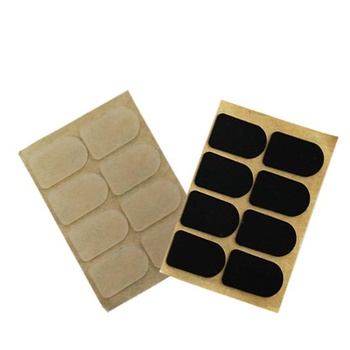 Náplasti a polštářky na náustky pro klarinet/soprán saxofon, 2 balení, 0,8 mm, 16 ks (8 černých a 8