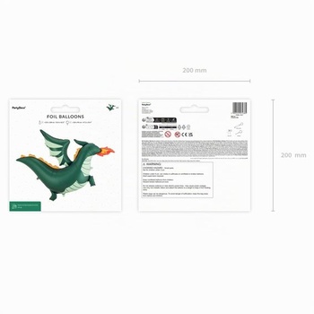 PartyDeco® FB371 Fóliový balónik Drak 52