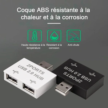 USB 2.0 rozbočovač 1 na 2, USB hub, duální port