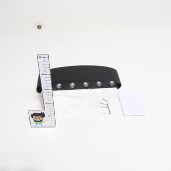 Svietidlo 32 x 9 cm čierne LED
