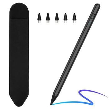 Tabletové pero pre Android, stylus, univerzálna ceruzka pre tablety, tmavo čierna, univerzálny model