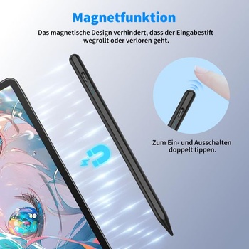 Tabletové pero pre Android, stylus, univerzálna ceruzka pre tablety, tmavo čierna, univerzálny model