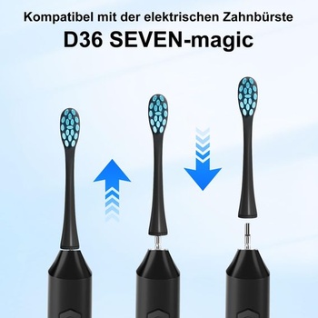 Kompatibilný s elektrickou zubnou kefkou 7MAGIC Sonic, Náhradná hlavica pre sonický zubný