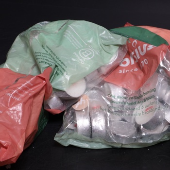 Bolsius - Veľké balenie čajových sviečok - 240 ks - Doba horenia 6 hodín - Biela - Obsahuje prírodné