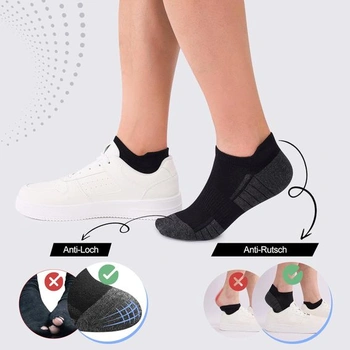 Ponožky Effeet Sneaker pro muže a ženy, 10 párů, prodyšné bavlněné sportovní ponožky, krátké