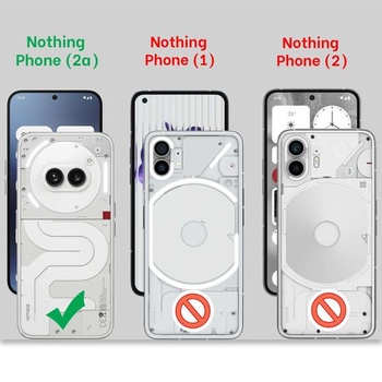 EbestStar - Puzdro na Nothing Phone (2a), Silikónové puzdro na telefón, Priehľadné ochranné TPU