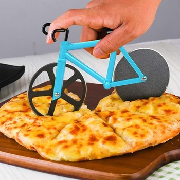 Kráječ pizzy na kolo, nepřilnavý kráječ pizzy z nerezové oceli, robustní kuchyňský pomocník s