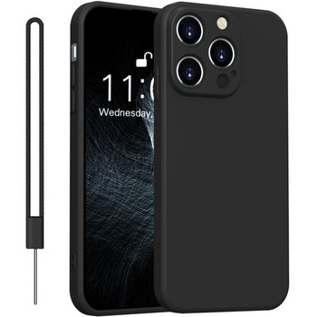 Prémiový silikónový kryt pre iPhone 15 Pro, ochranný kryt fotoaparátu pre 15 Pro, s 1 šnúrkou,