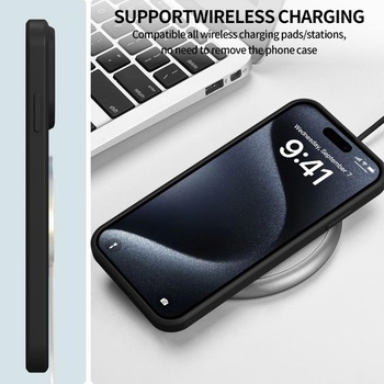 Prémiový silikónový kryt pre iPhone 15 Pro, ochranný kryt fotoaparátu pre 15 Pro, s 1 šnúrkou,