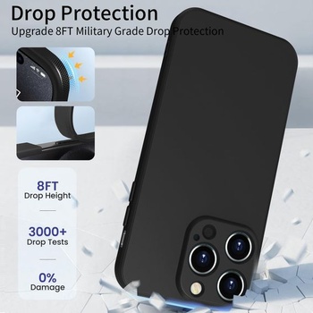 Prémiový silikónový kryt pre iPhone 15 Pro, ochranný kryt fotoaparátu pre 15 Pro, s 1 šnúrkou,