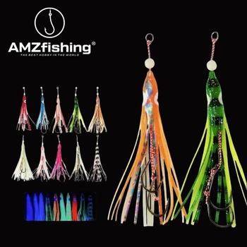 AMZfishing® Prírodná nástraha Octopus | Rybárčenie v Nórsku | Nástrahy pre nórsky rybolov | Mäkký
