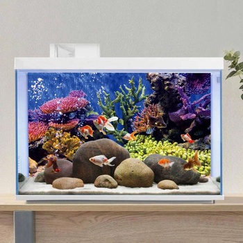 61x30cm odolné vinylové akváriové dekoračné pozadia koralové tropické ryby podvodné akvárium plagát