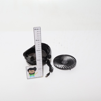 Stolný ventilátor OCOOPA, malý ventilátor s výkonným vzduchom a tichou prevádzkou, nastaviteľná