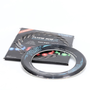 TOSY Flying Ring - 12 LED Jasné automatické rozsvietenie Bezpečné Vodotesné Ľahké Frisbee Narodeniny