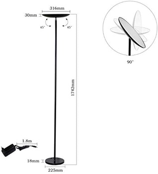 Stojacia lampa HaloOptronics Saturn 3220 Combo Pro
