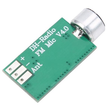 Eujgoov FM mikrofonní nahrávací modul, bezdrátový audio vysílač, elektrická deska MIC 100MHz
