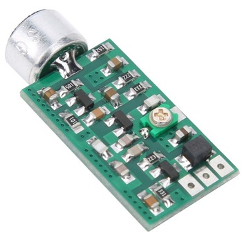 Eujgoov FM mikrofonní nahrávací modul, bezdrátový audio vysílač, elektrická deska MIC 100MHz