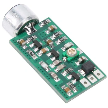 Eujgoov FM mikrofónny nahrávací modul, bezdrôtový audio vysielač, elektrická doska MIC 100MHz