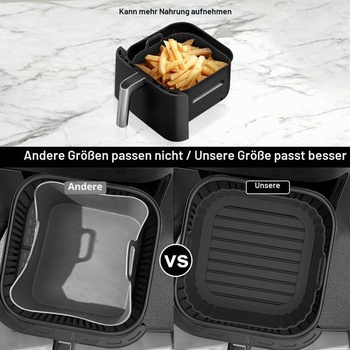 Silikónová forma do fritézy, 2 kusy, príslušenstvo k fritéze, silikónová forma na pečenie pre Ninja