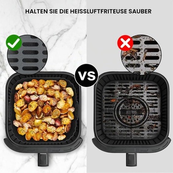 Silikónová forma do fritézy, 2 kusy, príslušenstvo k fritéze, silikónová forma na pečenie pre Ninja