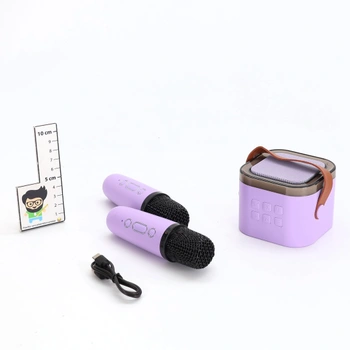 Karaoke automat pro děti i dospělé, mini karaoke mikrofon, bezdrátový, přenosný Bluetooth