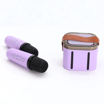 Karaoke automat pro děti i dospělé, mini karaoke mikrofon, bezdrátový, přenosný Bluetooth