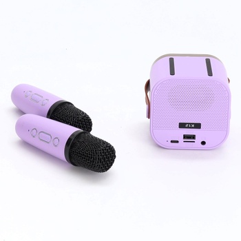 Karaoke automat pro děti i dospělé, mini karaoke mikrofon, bezdrátový, přenosný Bluetooth