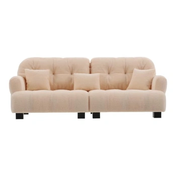 Toddmomy miniaturní pohovka do domečku pro panenky 8,9 x 3,8 x 3,4 cm plyšový nábytek do domečku